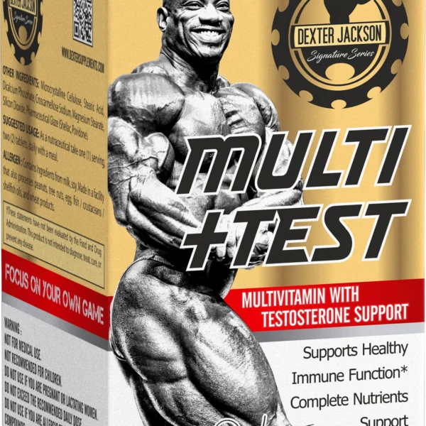 DEXTER JACKSON Multi + Test - Multivitamin with Testosterone Support | 60 Tablets