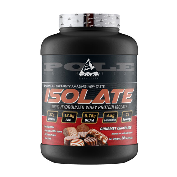 POLE NUTRITION Isolate Protein, 5Lbs, 76 Servings