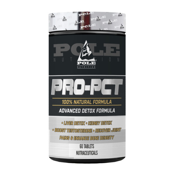 Pole Nutrition PRO-PCT 100% Natural Advance Detox Formula 60 Tablets