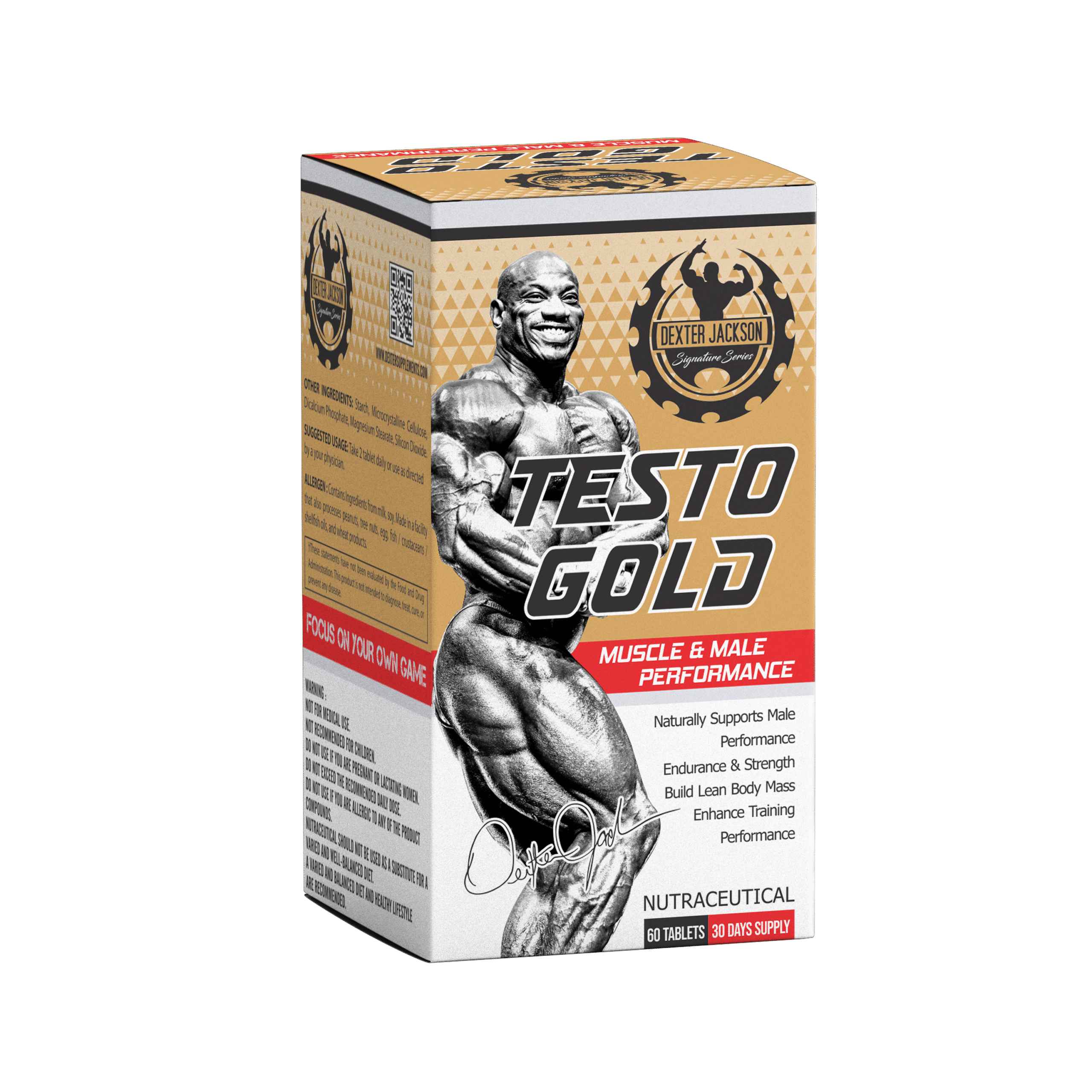 Dexter Jackson Testro Gold | 60 Tablets