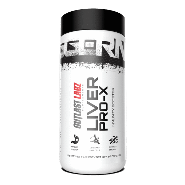OutlastLabz Liver-Pro-X – Advanced Liver Detox & Support Formula | Promotes Liver Health, Detoxification, Antioxidant Support & Overall Wellness – 60 Capsules